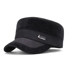 [AETRENDS] черная шерстяная плоская кепка на заказ, мужская плоская бейсболка, Россия, Дальнобойщик, папа, шапки для мужчин, для улицы, полностью Gorra Plana Z-3987