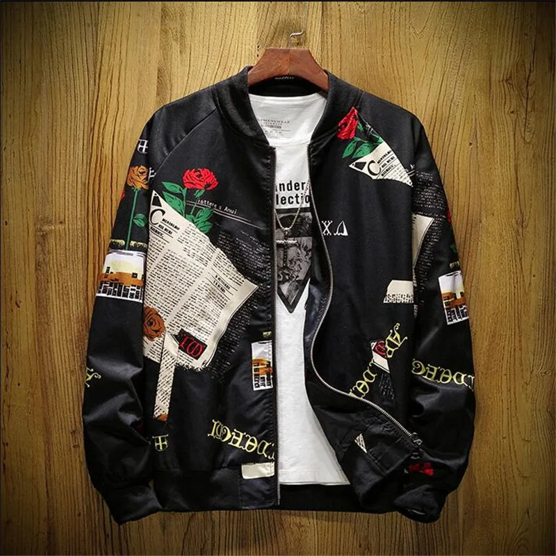 2018 new men's jacket version of the trend slim handsome clothes men's Autumn winter jacket Autumn jacket baseball uniform M-5XL 2018 new men's jacket version of the trend slim handsome clothes men's Autumn winter jacket Autumn jacket baseball uniform M-5XL