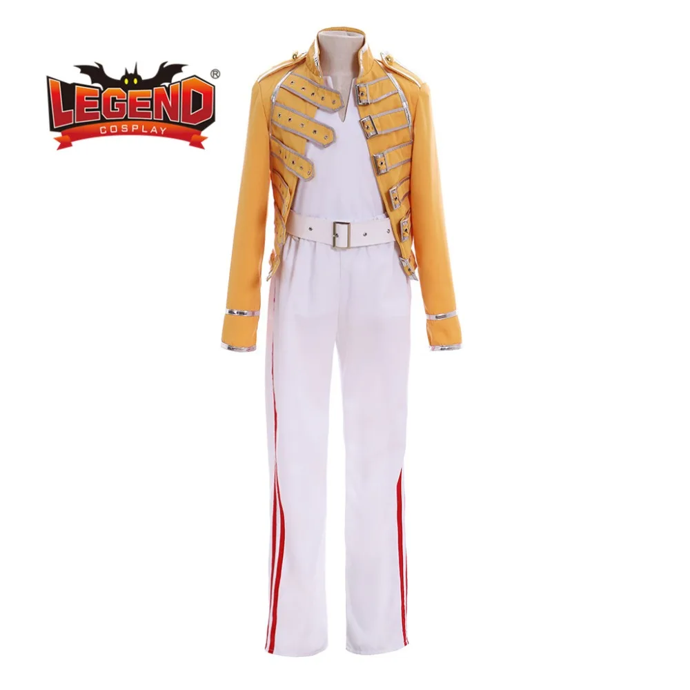 Freddie Mercury Costume Queen Lead Vocals Freddie Mercury Outfit Kids Boys  Size - Cosplay Costumes - AliExpress