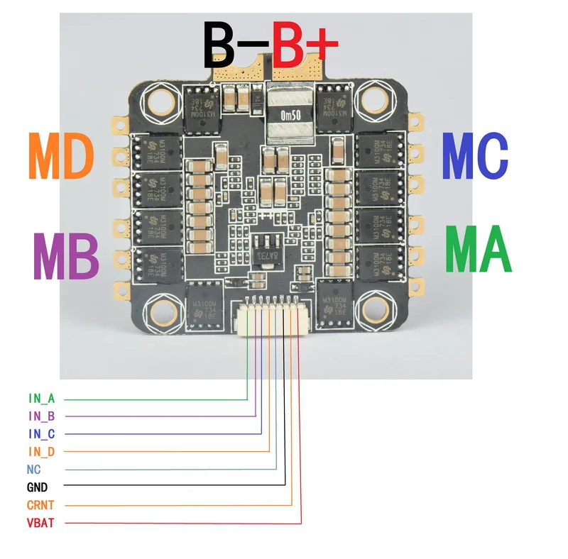 35A ESC 4 в 1 BLHeli S 2 6S Высококачественный Специальный выпуск REV35 _ 3 встроенный датчик