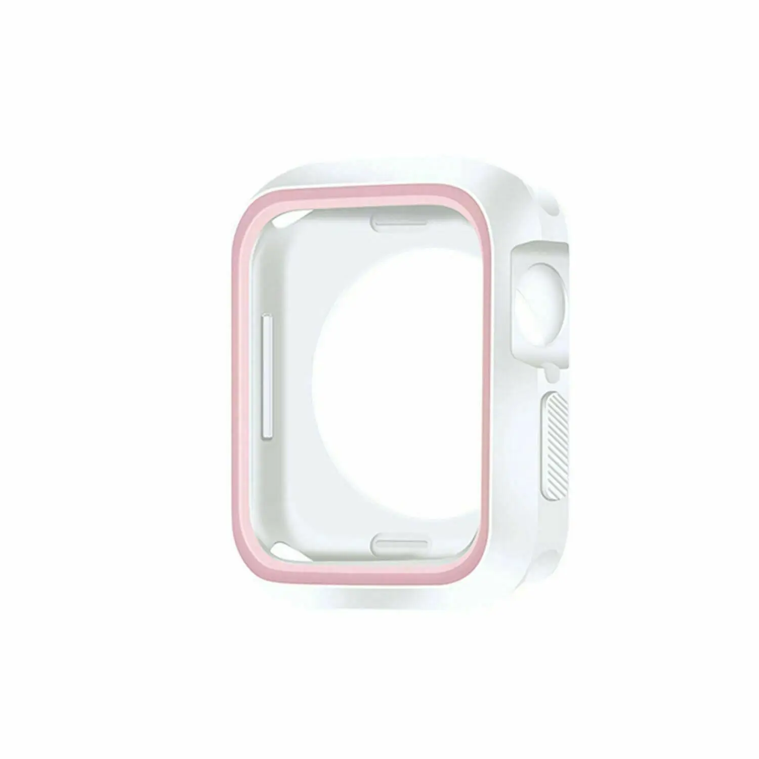 Silicone Cover For Apple Watch Case 42mm 38 40mm 44mm Sport Band Strap Full Frame Rubber Protector Soft Case for iWatch 4/3/2/1