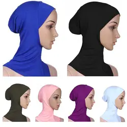 Под шапку Кепки Bone капот ниндзя внутренний Хиджабах Для женщин мусульманское исламское Обёрточная бумага платок Средства ухода за кожей