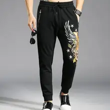 Горячая Распродажа, зимние и осенние мужские брюки с эластичной резинкой на талии, спортивная одежда, дизайн K574