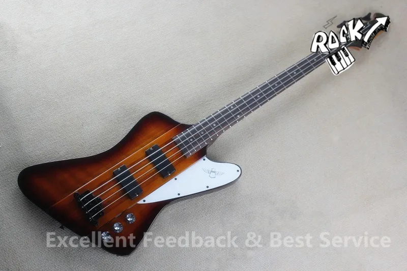 High Quality Classic Chinese Guitar 4 Strings Firebird Bass Vintage