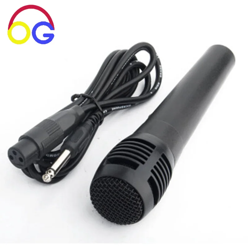OGV moving coil microphone for KTV karaoke amplifier professional voice handheld cable guitar song DJ conference | Электроника
