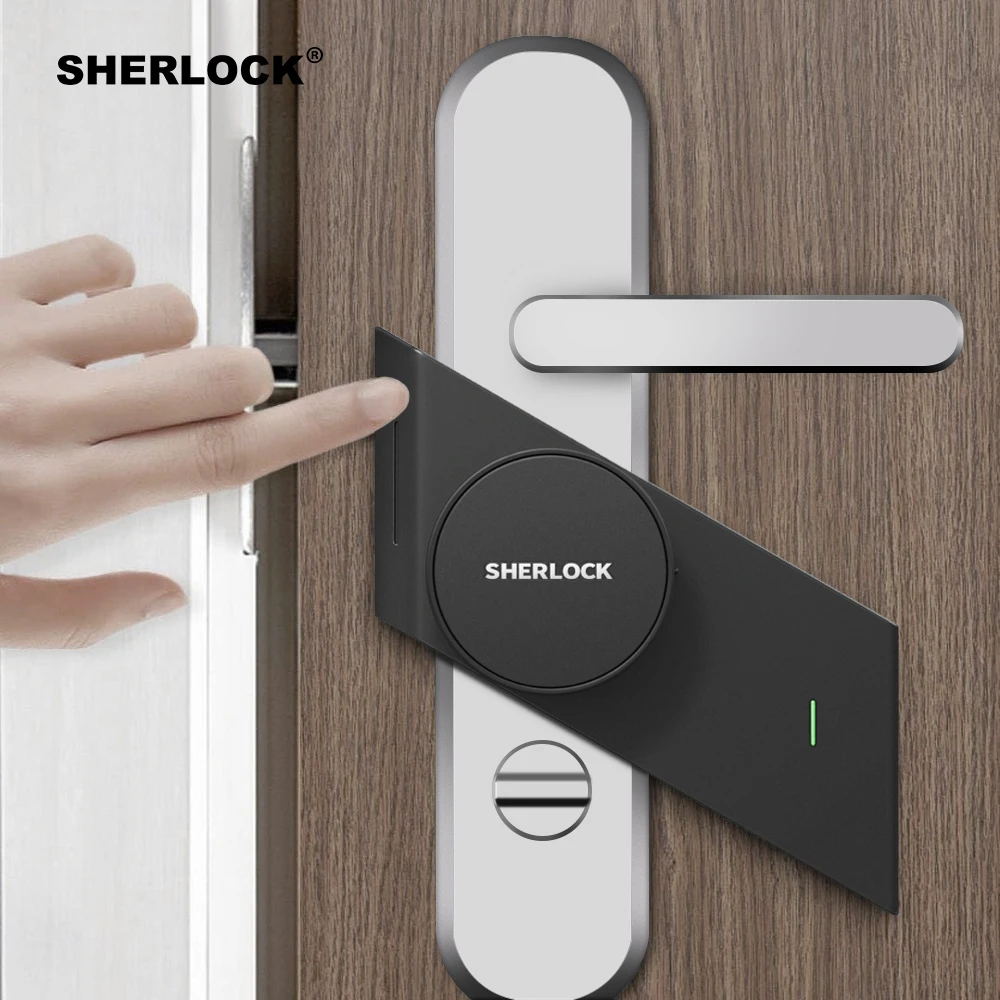 Comprare Sherlock S2 Smart Serratura della Porta di Casa Keyless Blocco Delle Impronte Digitali + Password di Lavoro Per Serratura Elettr