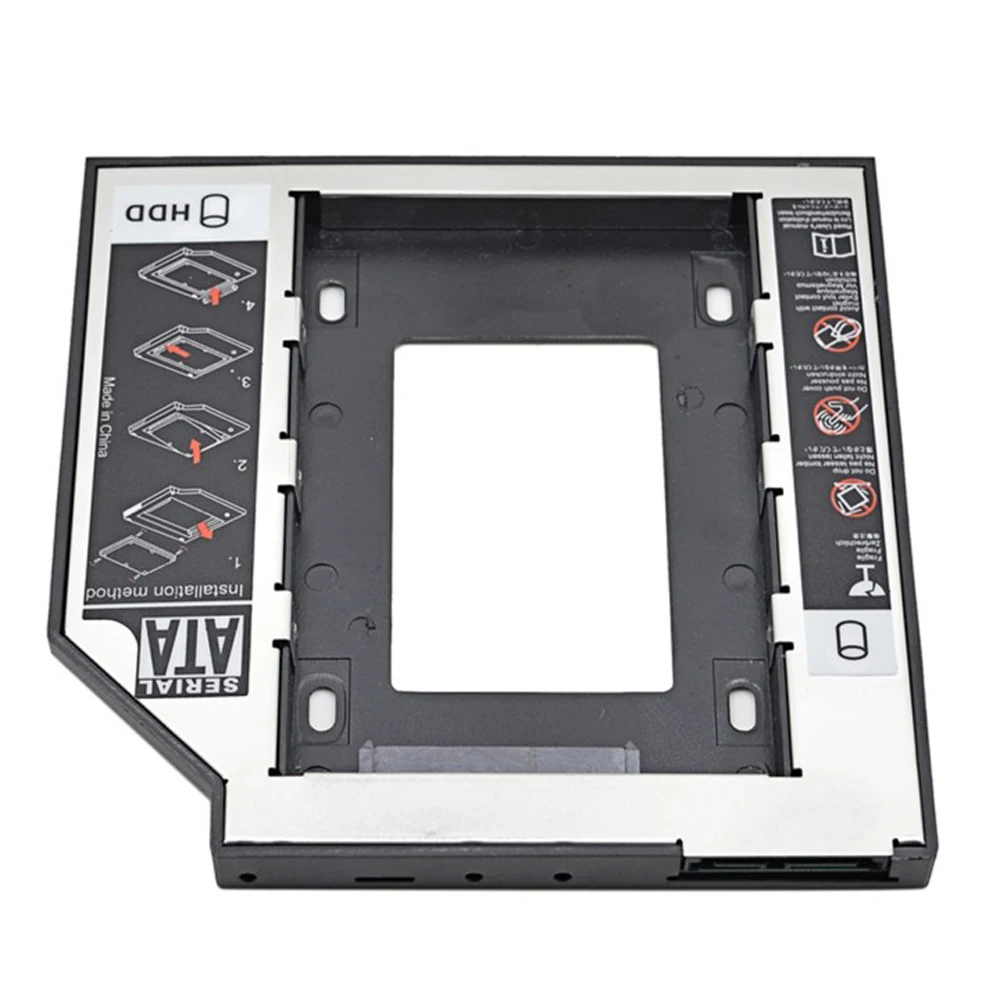 HDD Caddy 9 5 мм SATA 3 0 2 &quotчехол для SSD корпус жесткого диска ODD Optical Bay | Компьютеры и офис