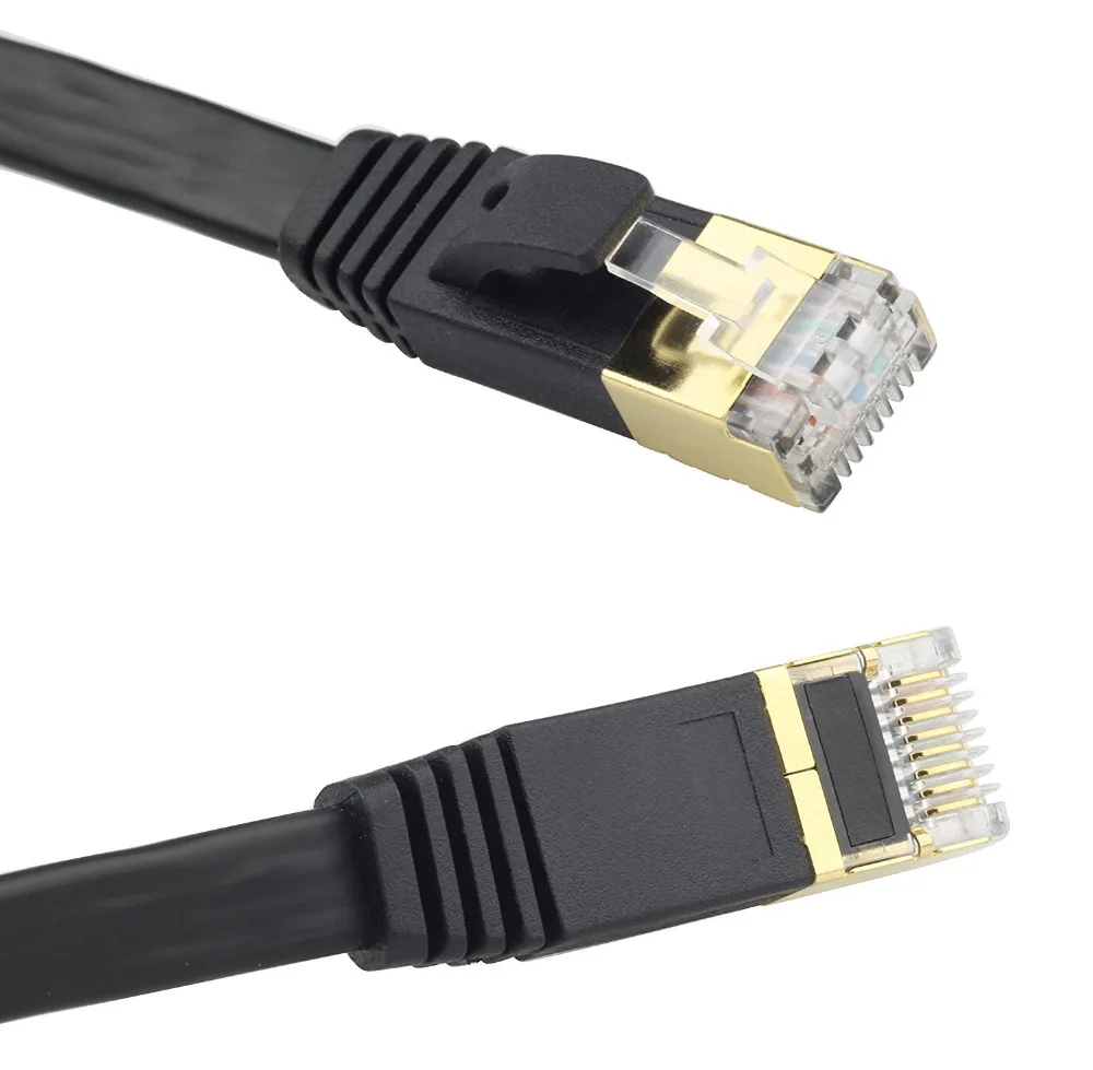 

300PCS/lot 5FT 1.5M CAT7 RJ45 Patch Ethernet LAN Network Cable For Router Switch gold plated