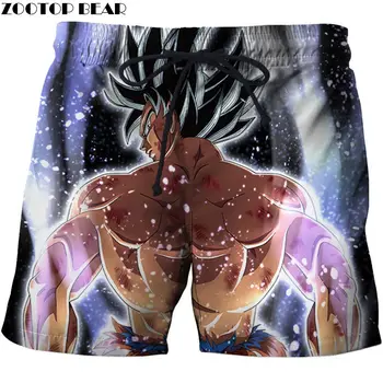 

Whole Body Muscle Dragon Ball Men Anime 3D Printed Beach Shorts Casual Summer Male Quick Dry Breathable Board Shorts ZOOTOP BEAR