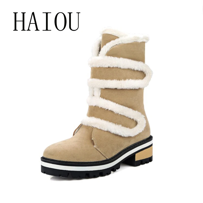bottes femme de neige