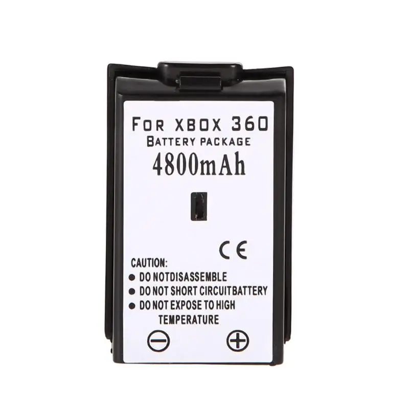 Черный, зарядное устройство USB кабель+ аккумуляторная батарея для XBOX360 беспроводной контроллер
