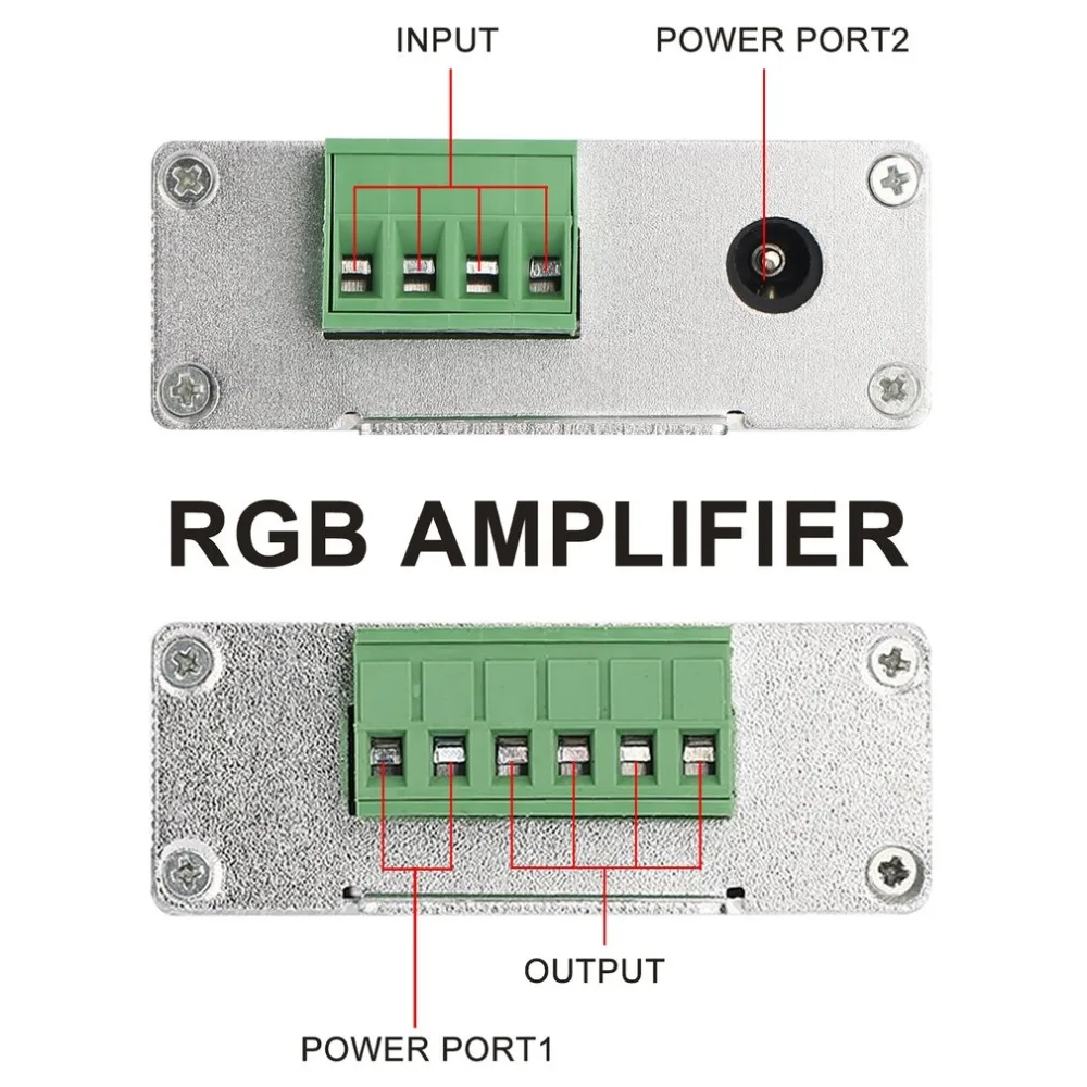 ICOCO светодиодный 24A усилитель контроллер Repeate DC12-24 V для RGB светодиодных лент освещения 5050 3528 репитер мощности контроллер консоли