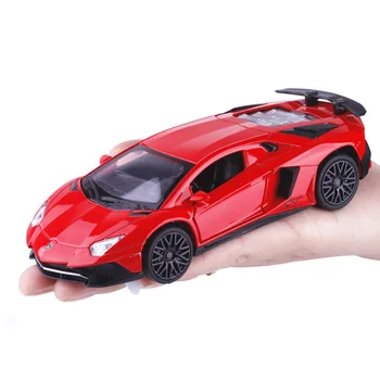 

1:32 Car Alloy Sports Car Model Diecast Sound Light Super Racing Car Lifting Tail Gifts Toys For Children Kids