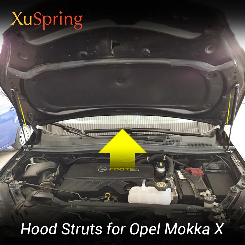 Us 26 04 7 Off Car Front Hood Supporting Hydraulic Rod Lift Strut Spring Shock Bars Bracket For Opel Vauxhall Mokka X Buick Encore 2012 2019 In