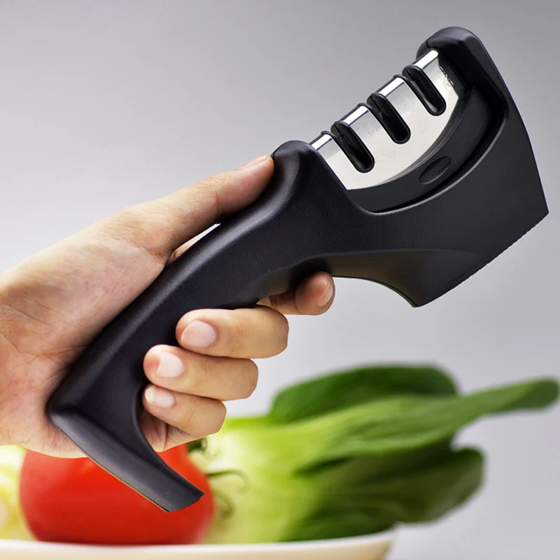 

1Pcs Professional Knife Sharpener Ceramic Knife Sharpening Stone Tungsten Steel Diamond Sharpener Kitchen Tools