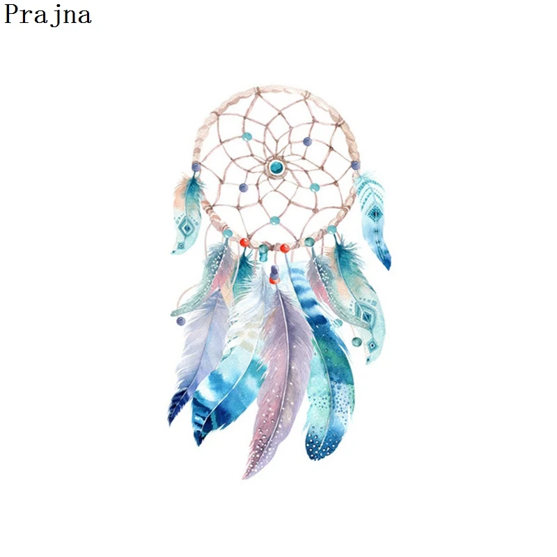 Prajna Dream Catcher Iron On Patch Magical Feather Patches Heat Transfer Cartoon Stickers On Clothing Diy Jean Appliques T Shirt Patches Aliexpress