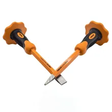 2 шт 12-дюймовый Heavy Duty набор стамесок с защитой для рук с плоской головкой и острым снос бетона выключателя набор стамесок