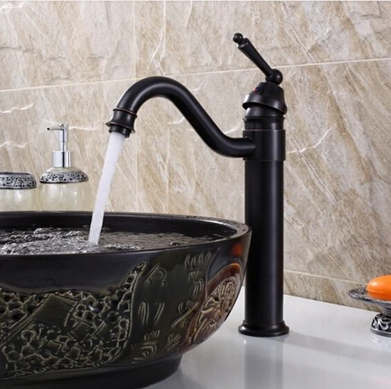 2016 Bathroom Basin Faucet ORB Plating Sink Faucet Single hole Basin tap Bathroom faucet Basin Mixer