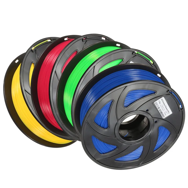 

New Arrival Transparent 3D Printer Filament 1.75mm 1kg/2.2lb PLA For RepRap Transparent Red/ Blue/ Yellow / Green