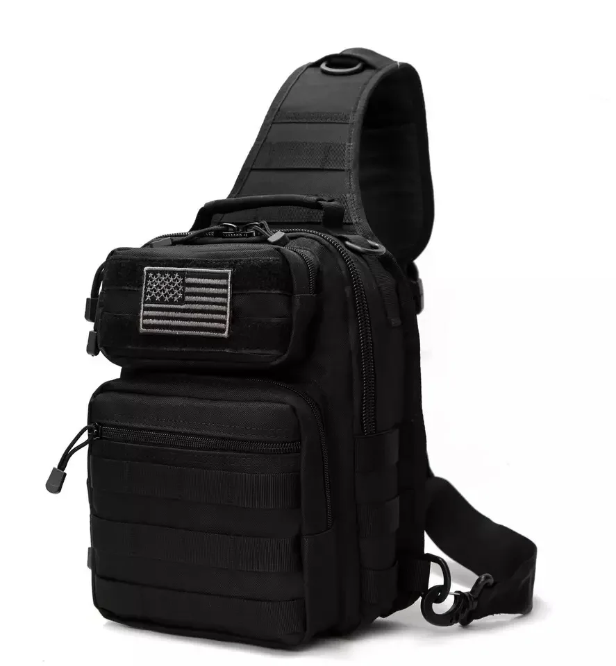 

Tactical Sling Bag Pack Military Rover Shoulder Sling Backpack Molle Assault Range Bag Everyday Carry Diaper Bag Day Pack