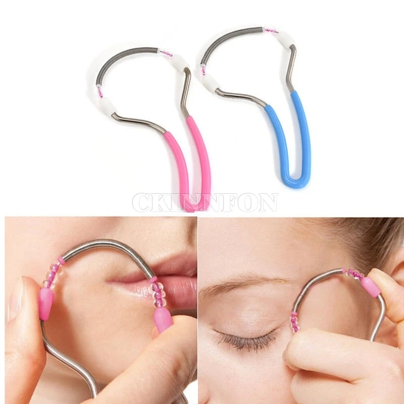 

DHL 500PCS High Face Facial Hair Remover Spring Threader Removal Epilator Stick Beauty Tool