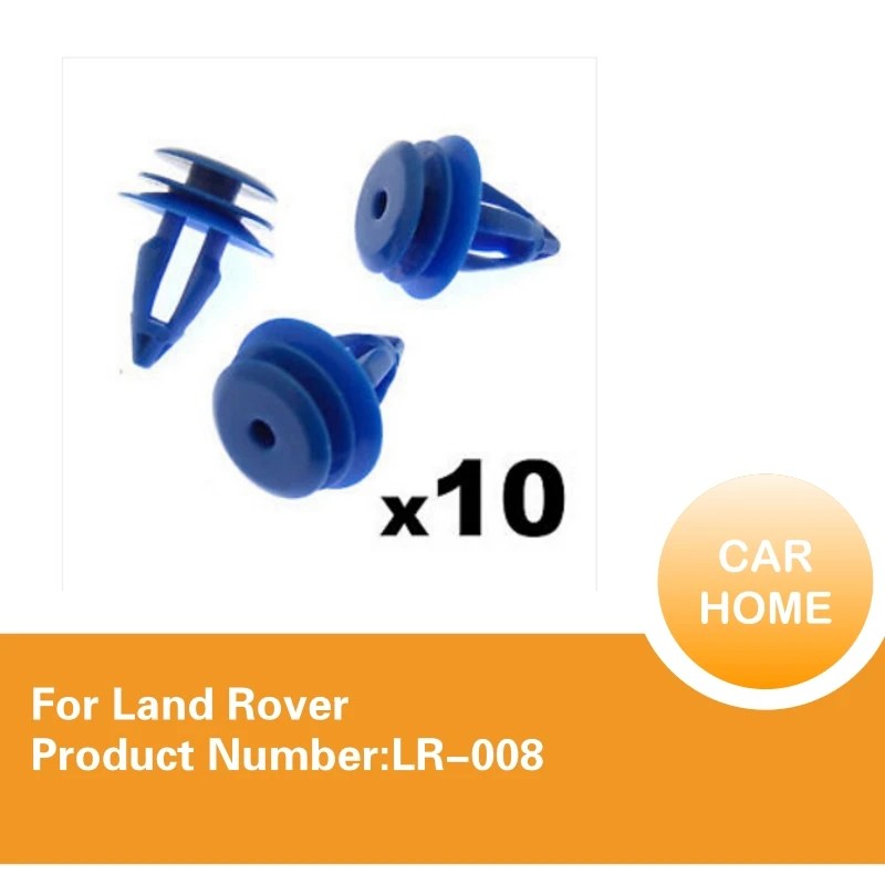 10x For Land Rover Range Rover Evoque Plastic Clips for Front & Rear