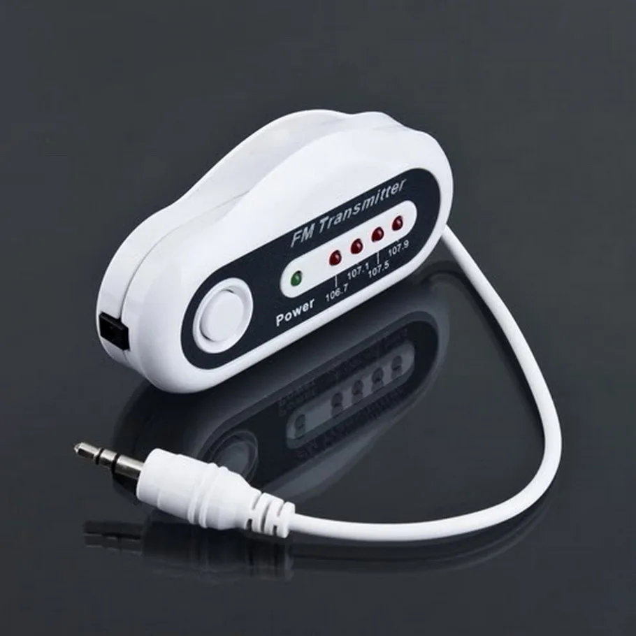 4 Frequency Channel FM Transmitter Wireless Audio 3.5mm Plug Car