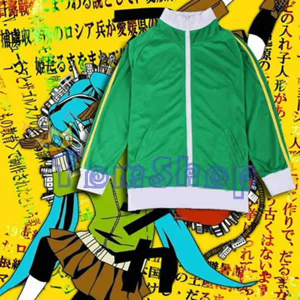 Goedkoop Anime Vocaloid Miku Matryoshka Len Rin Gumi Cosplay Kostuum Jasje Unisex Hooded Rits Jas Sweatshirt Gratis Verzending