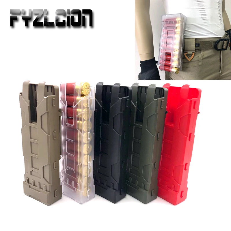 

2PC Tactical Hunting Shotgun Magazine Pouch 10 Rounds 12GA 12 Gauge Ammo Shells Molle Gun Accessories
