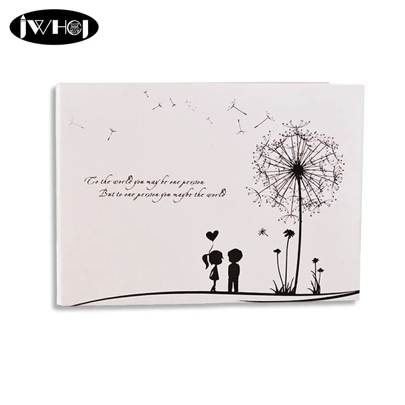 

1x dandelion 10 inch Photo Album Wedding Photos kids Family Memory Record Scrapbooking Album Handmade Sticky Type scrapbooking