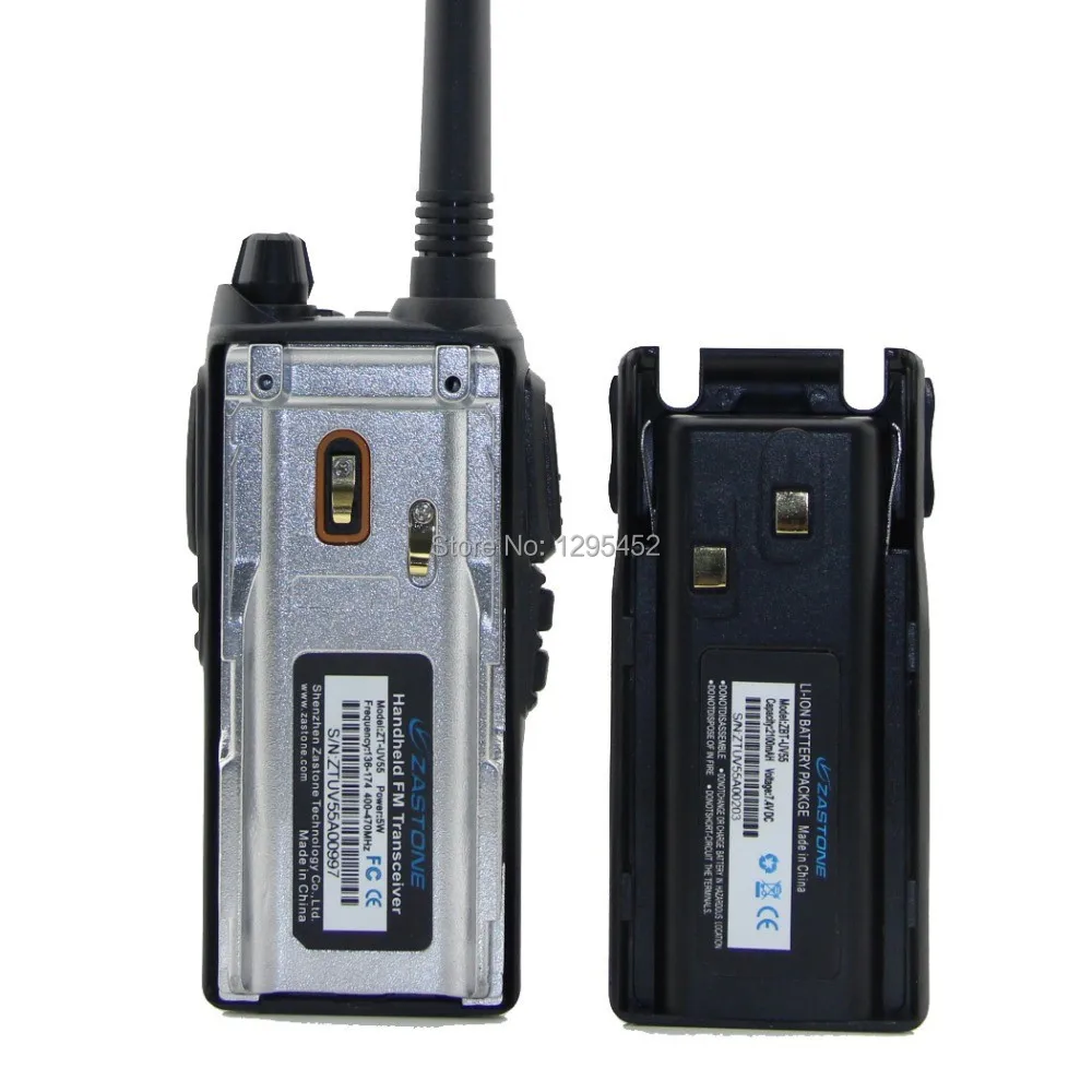 Zastone UV-55 двухдиапазонное радио 136-174 МГц и 400-470 МГц с большим дисплеем