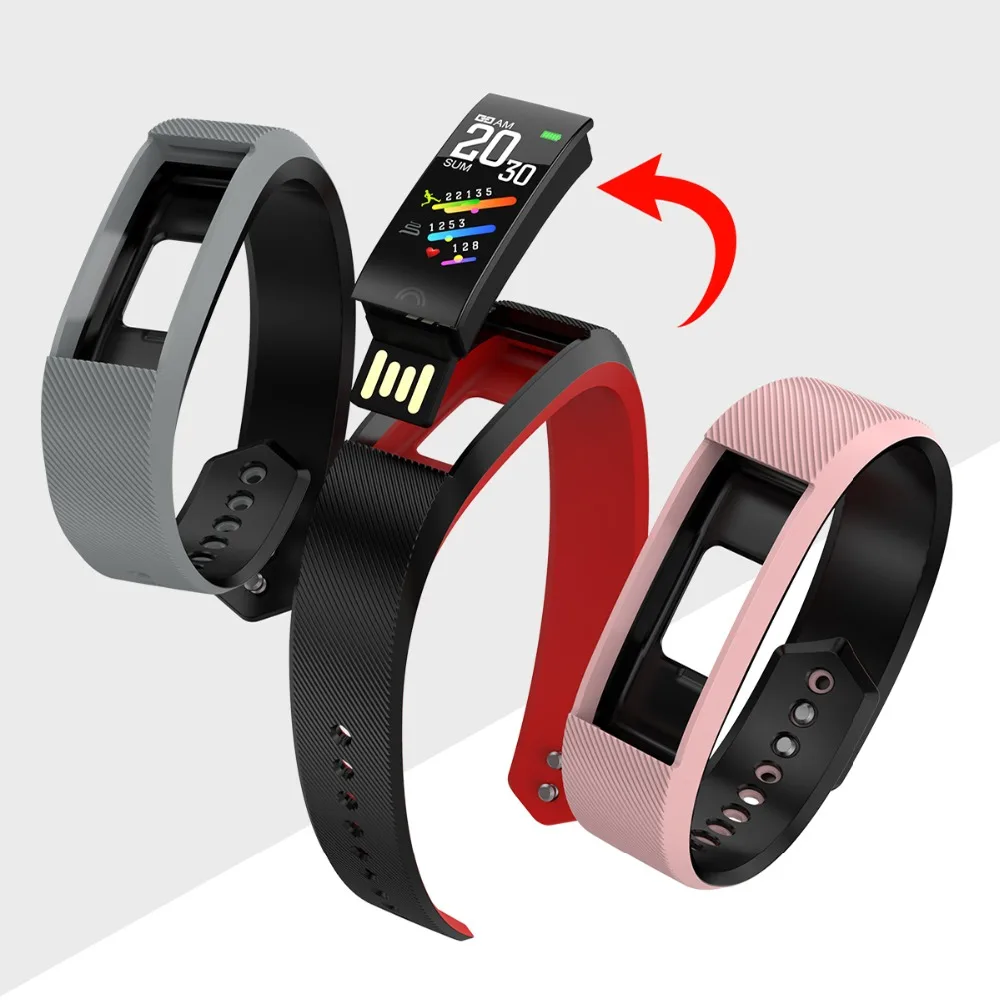  Robotsky F6 Smart Watch Bluetooth Blood Pressure Heart Rate Sleep Monitor Sport Bracelet Waterproof - 32976072954
