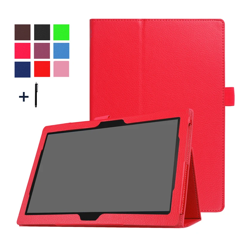Tablet Case For Lenovo Tab 4 10 TB-X304F X304N Luxury Magnet Leather Cover Stand Protective Back Shell+Stylus | Компьютеры и офис