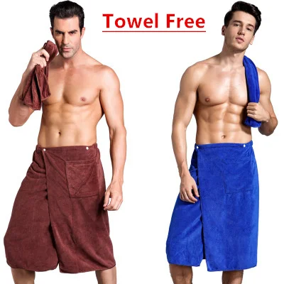 

ZHUO MO Fashion Man Wearable Magic Mircofiber BF Bath Towel With Pocket Soft Swimming Beach Bath Towel Blanket Toalla De Bano
