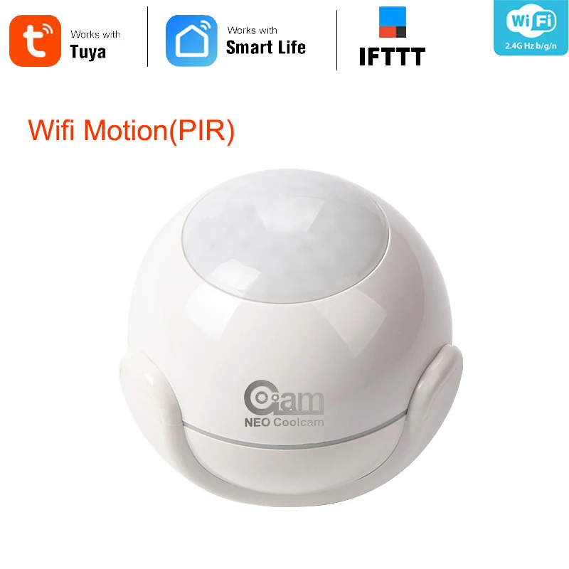 

Coolcam Wifi Motion Sensor Alarm Detector PIR Motion Dectector For Smart Home Automation and App Notification Alerts,No Hub Need