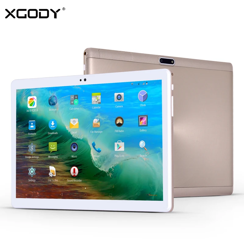 XGODY TB01 3G Phone Call Tablet PC 10.1 Inch 1280x800 1GB 16GB MTK6580 Quad Core Android 6.0 Tablets OTG WiFi 5MP Camera Phablet