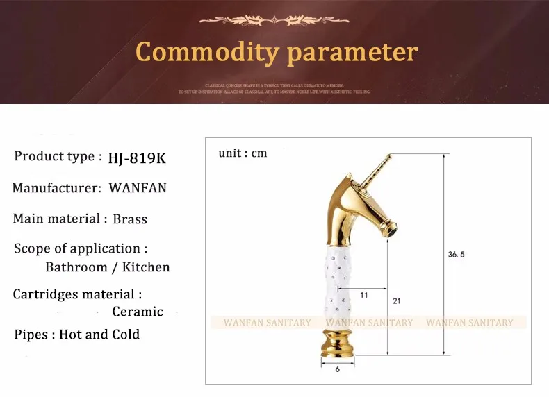 Смеситель для раковины, модный, с головой лошади, твердый, латунный, с алмазным корпусом, кран для ванной комнаты, с одной ручкой, на одно отверстие, смеситель, WF-855756KW