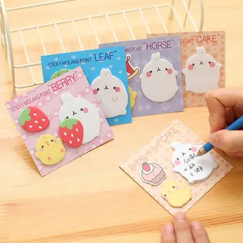 

New Arrival Cute Rabbit N Times Self-Adhesive Memo Pad Sticky Notes Bookmark School Office Supply