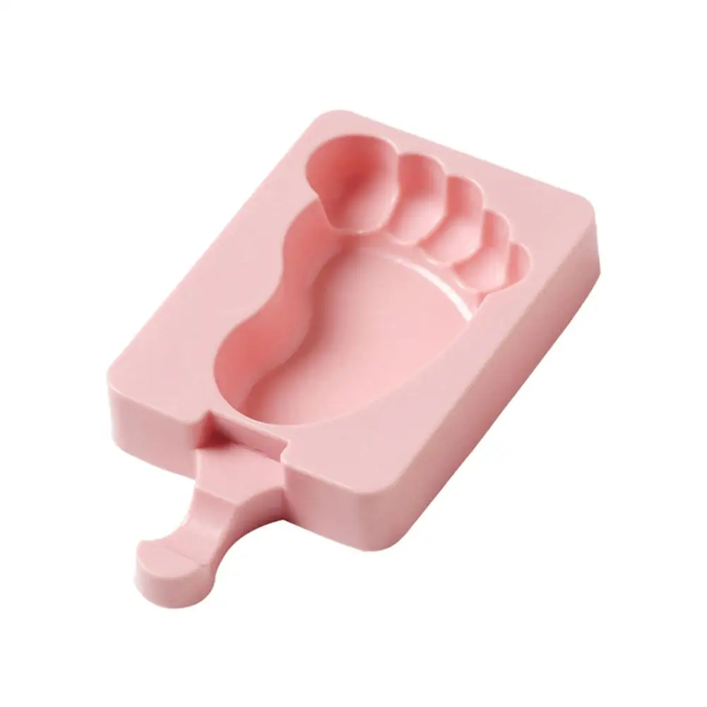 

Homemade Silicone Ice Cream Molds DIY Ice Lolly Moulds Freezer Ice Cream Bar Molds Maker With Popsicle Sticks 8 Shapes