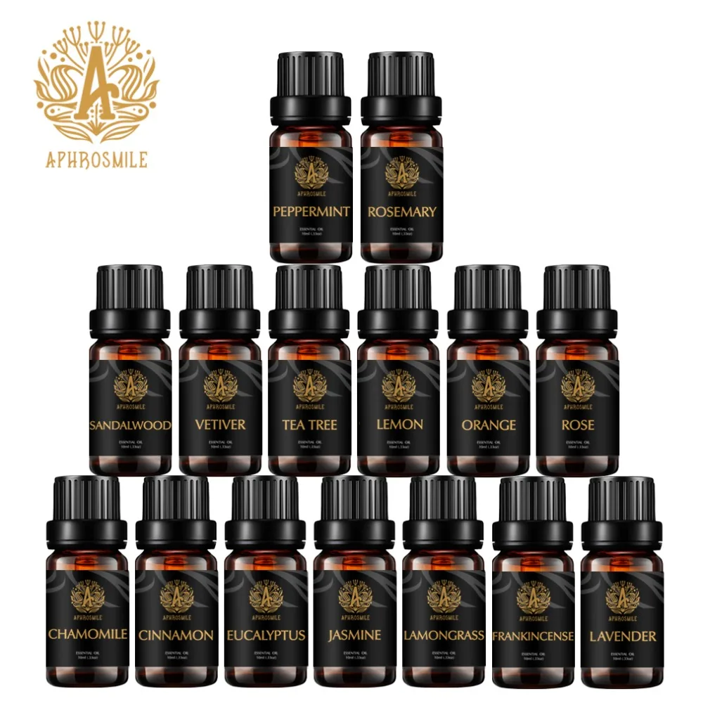 

2 Aromas / Set Pure Natural Essential Oils Peppermint Essential Oil Jasmine Oil Water-soluble Massage Oil Multiple Sets Optional