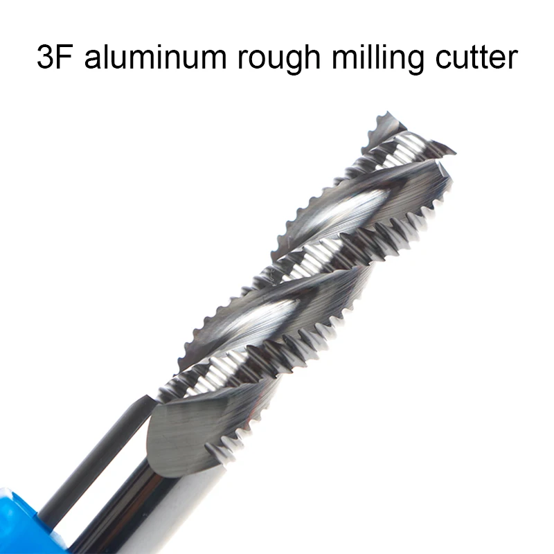 3 Flute blade aluminum rough milling cutter 3mm/4mm/5mm/6mm/8mm/10mm