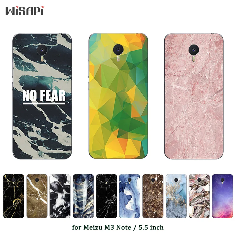 Back Cover for Meizu M3 Note/Blue Charm Note3 Cartoon TPU Soft Silicone Shell Marble Printed Case For Note | Мобильные телефоны и