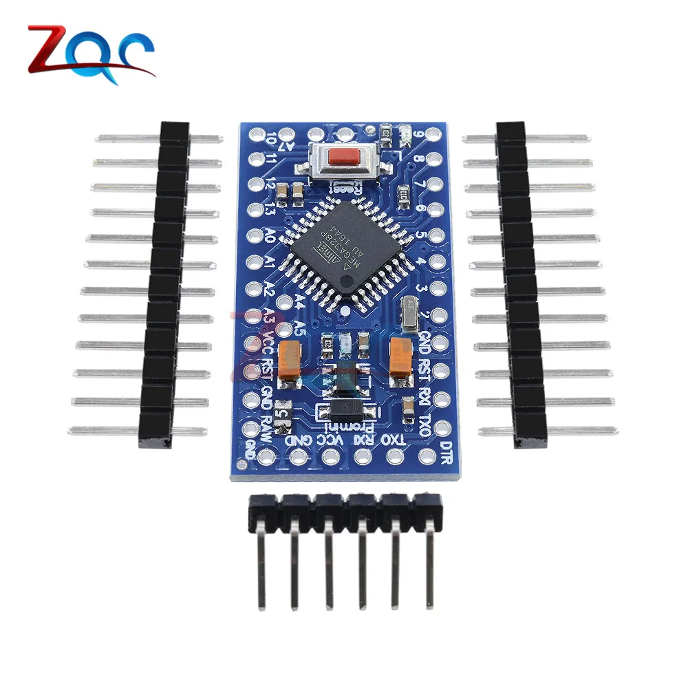 Pro Mini Atmega328 3,3 V 8Mhz Замена ATmega128 для Arduino совместимый модуль Nano ATMEGA328P-AU