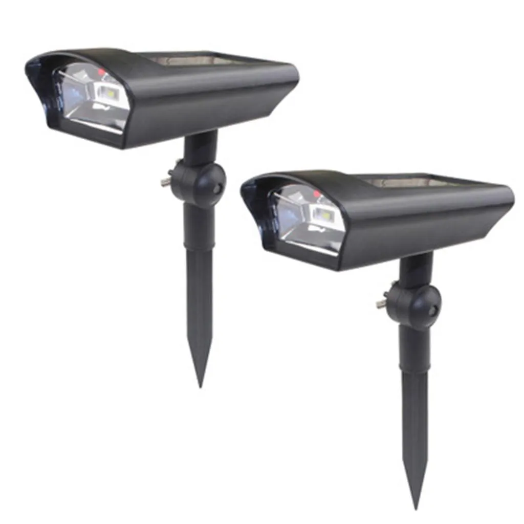

2PC LEDSolar Body Sensor Light Control Light Grden Decoration Wall LampDecoration Solar body sensory spotlight lawn light