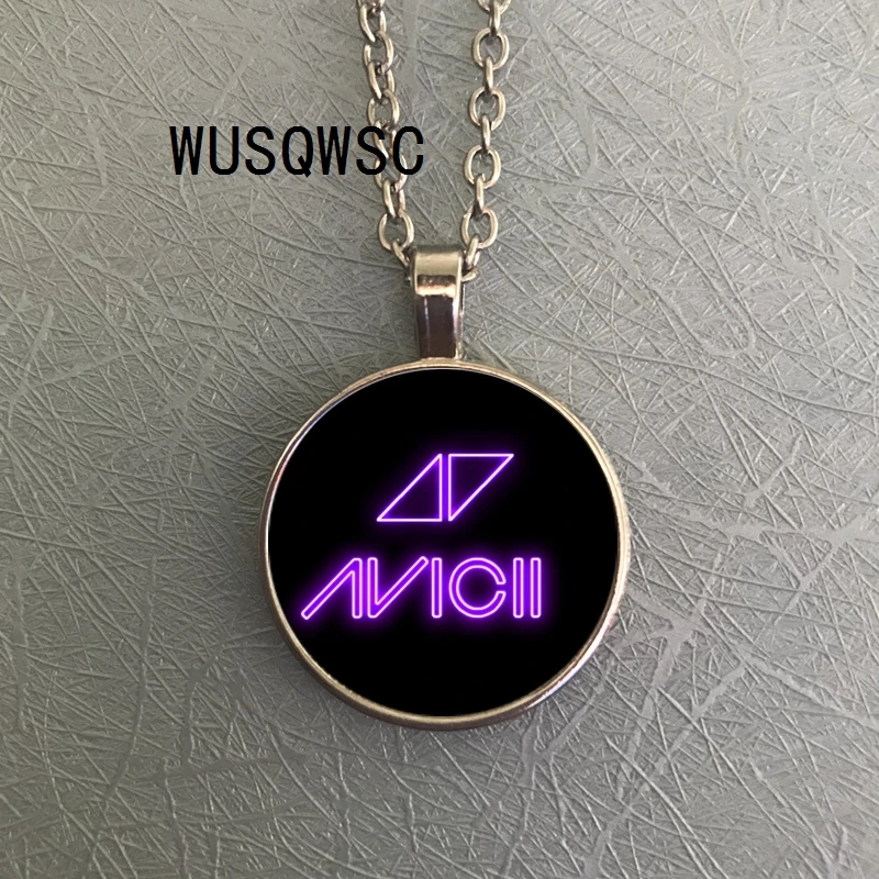WUSQWSC A подвеска в виде креста Avicii логотип ювелирные изделия DJ Тим Bergling стекло