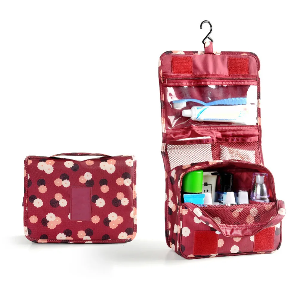 Travel Cosmetic Makeup Bags Storage Organizer Box Toiletry Case Hanging Bag Women Make up Multifunction Organizer