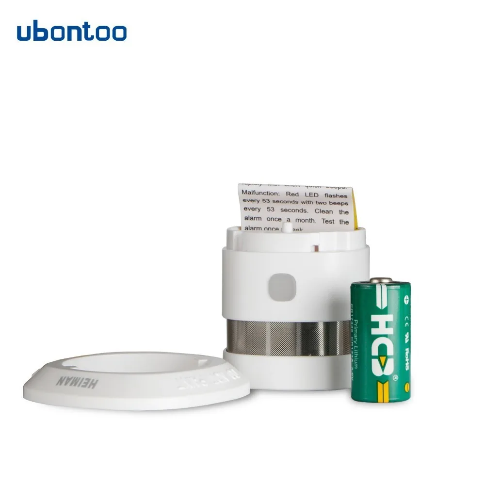 Alarm Smoke Wireless Fire Alarm Loud Inbuilt Siren 85db Fire Alarm Sensor Zigbee Smoke Detecting Sensor