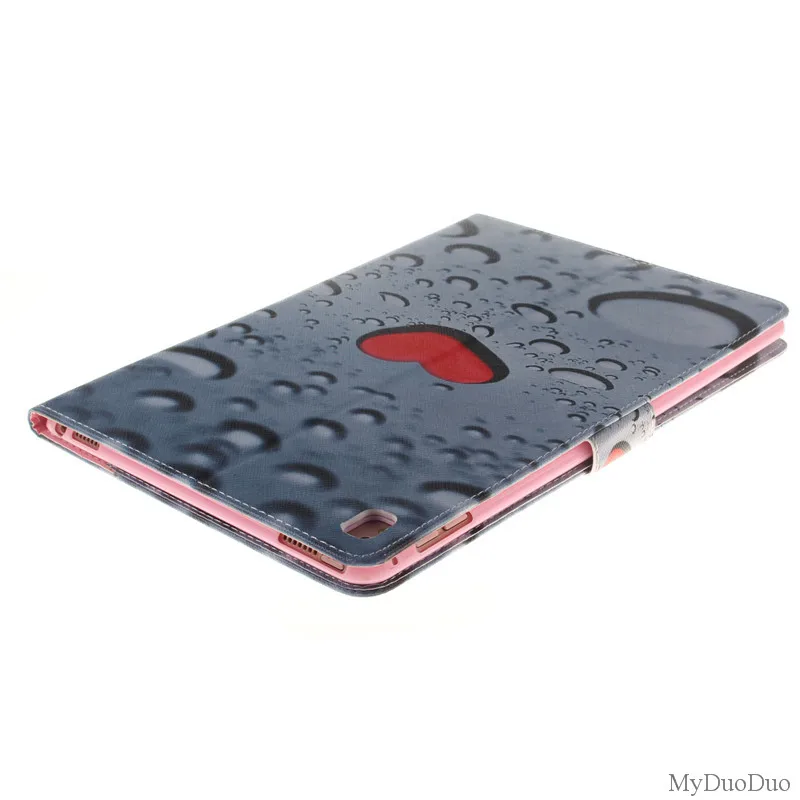 Fashion Two Sides Flower PU Leather Case For Apple iPad Pro 9.7 Case Wallet Flip Stand Tablet Cover Case With Card Money Holder (74)