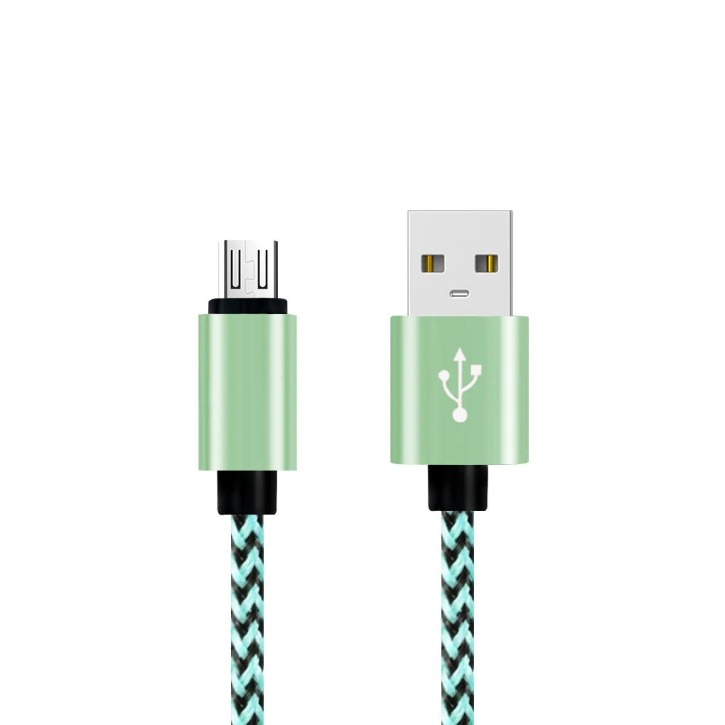 Mobile Phone Cable Micro USB Cables Nylon Braided USB Micro USB Cable Android Charging Cord For Samsung