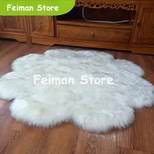 Пушистый круглый ковер ковры для гостиной Декор из искусственного меха ковер для детской комнаты длинные плюшевые Коврики для спальни мохнатый ковер современный коврик